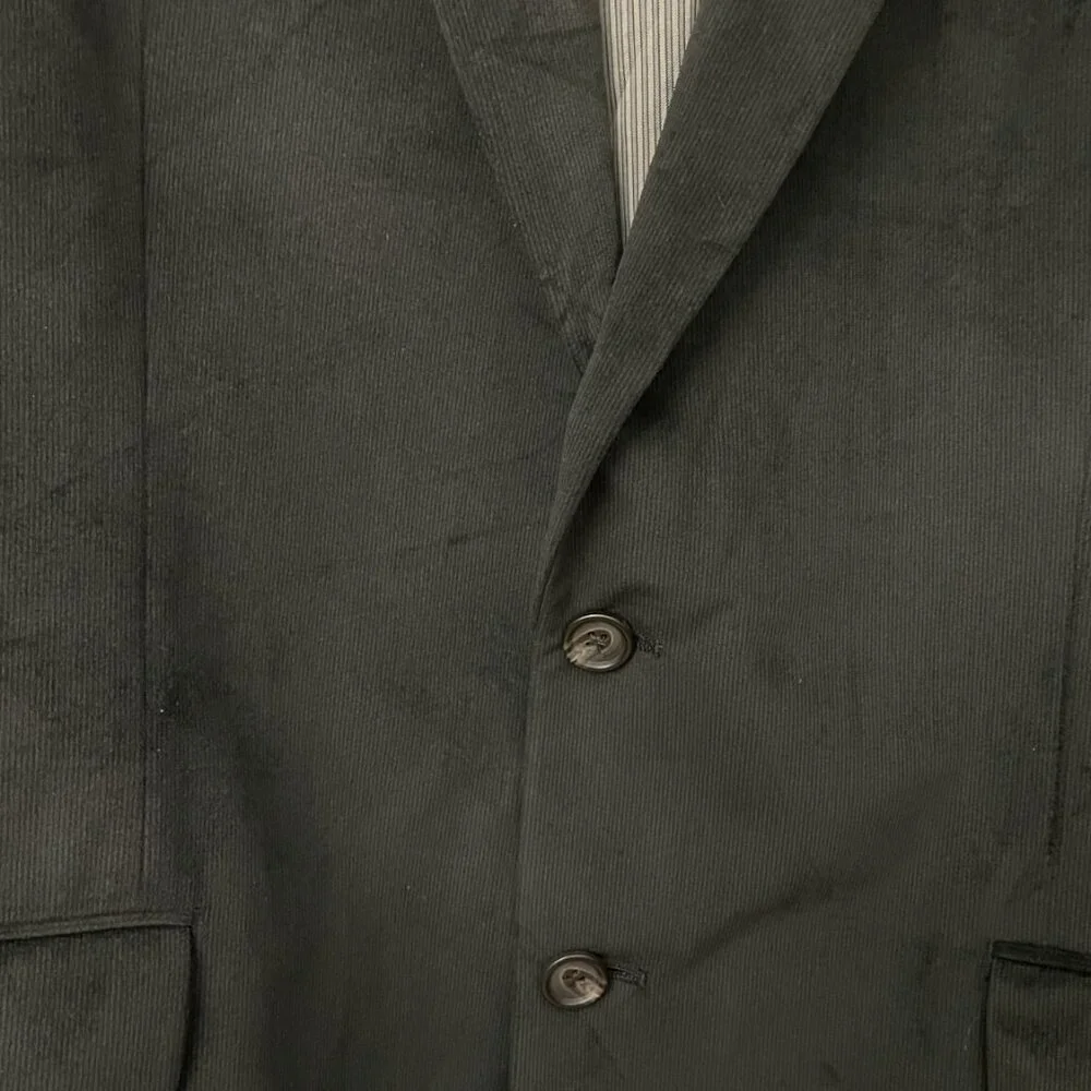 RALPH Ralph Lauren Dillard’s Blazer Coat Jacket Men's 46R Black Three Button